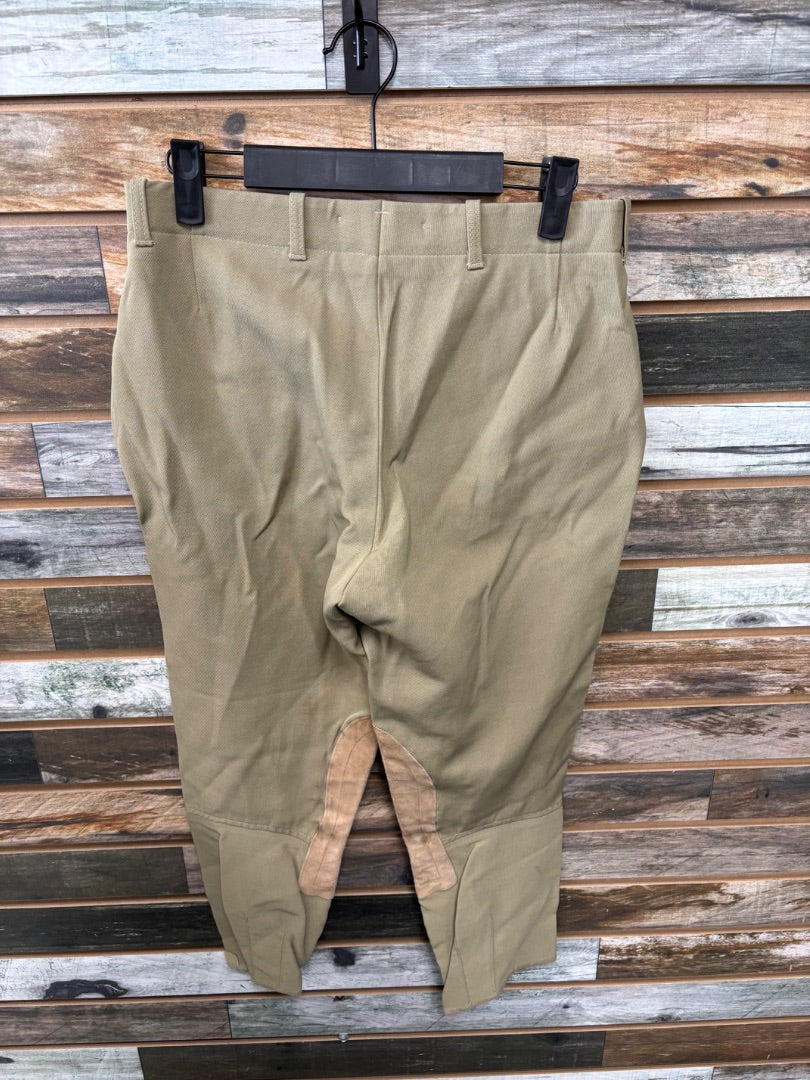 USED Tailored Sportsman Ladies English Breeches 30 Tan