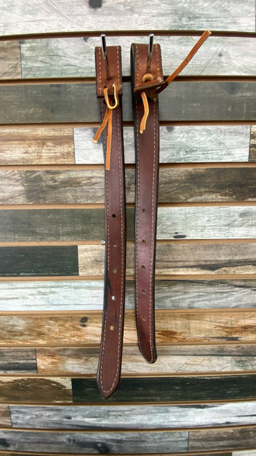 USED Golden Horseshoe Equestrian Leather Off Billet 23 1/2 " Medium Oil