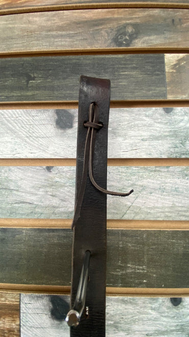 USED Golden Horseshoe Equestrian Leather Latigo Dark Oil 54 1/2" Dark Oil