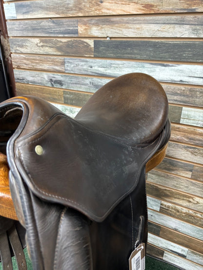 USED Max Benz Grand Prix Spezial English Dressage Saddle 17" Black