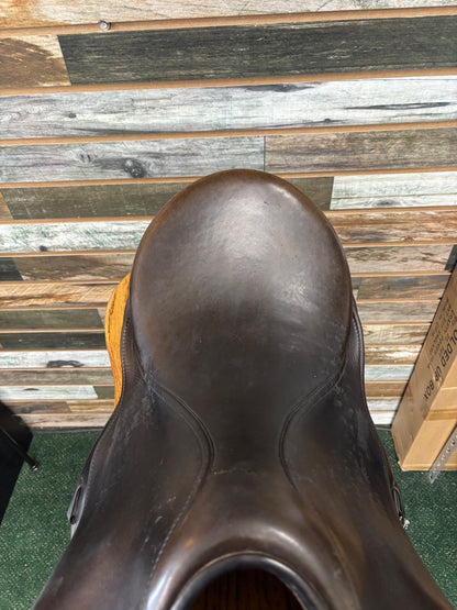USED Max Benz Grand Prix Spezial English Dressage Saddle 17" Black