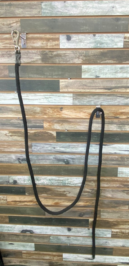 USED  Black Rope Halter 112" Black