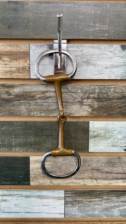 USED  Eggbutt Snaffle Bit with Copper 5"