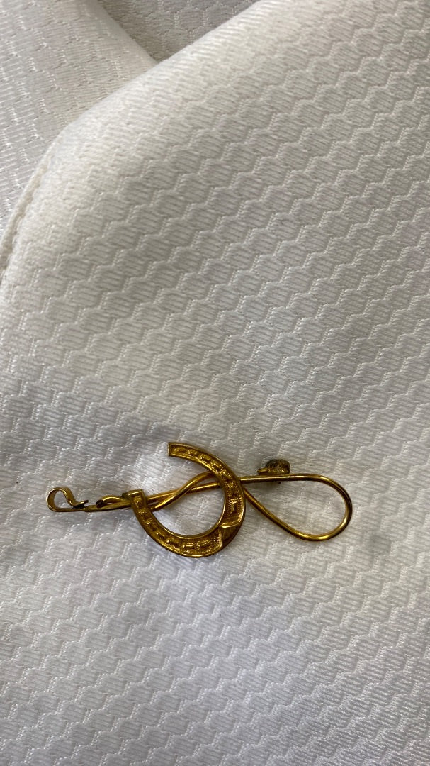 USED Dry-Tek Ladies Show Tie Medium White