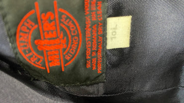 USED Millers Youth Show Coat 10L Navy Pin Stripe