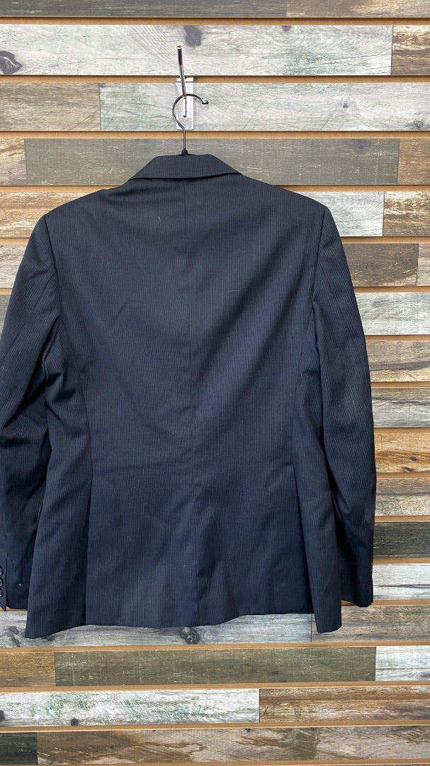 USED Millers Youth Show Coat 10L Navy Pin Stripe