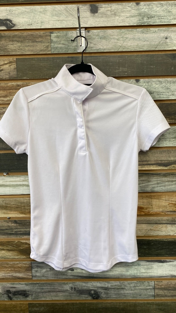 USED RJ Classics Ladies Show Shirt Short Medium White