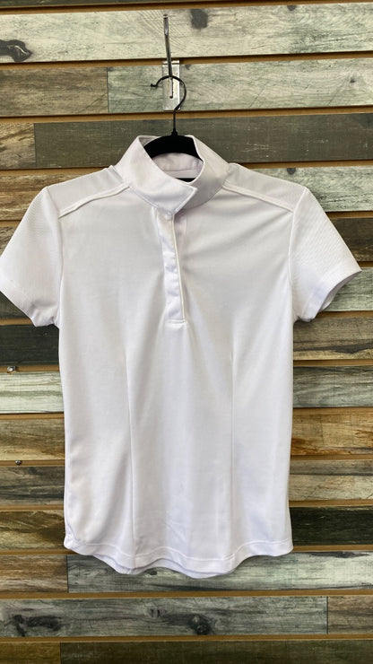 USED RJ Classics Ladies Show Shirt Short Medium White