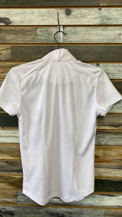 USED RJ Classics Ladies Show Shirt Short Medium White