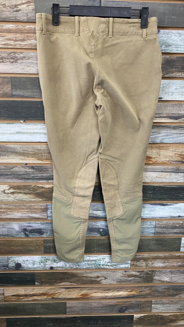 USED Ariat Knee Patch Breeches 26L Tan
