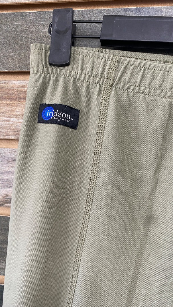 USED Irideon Knee Patch Tights Small Green