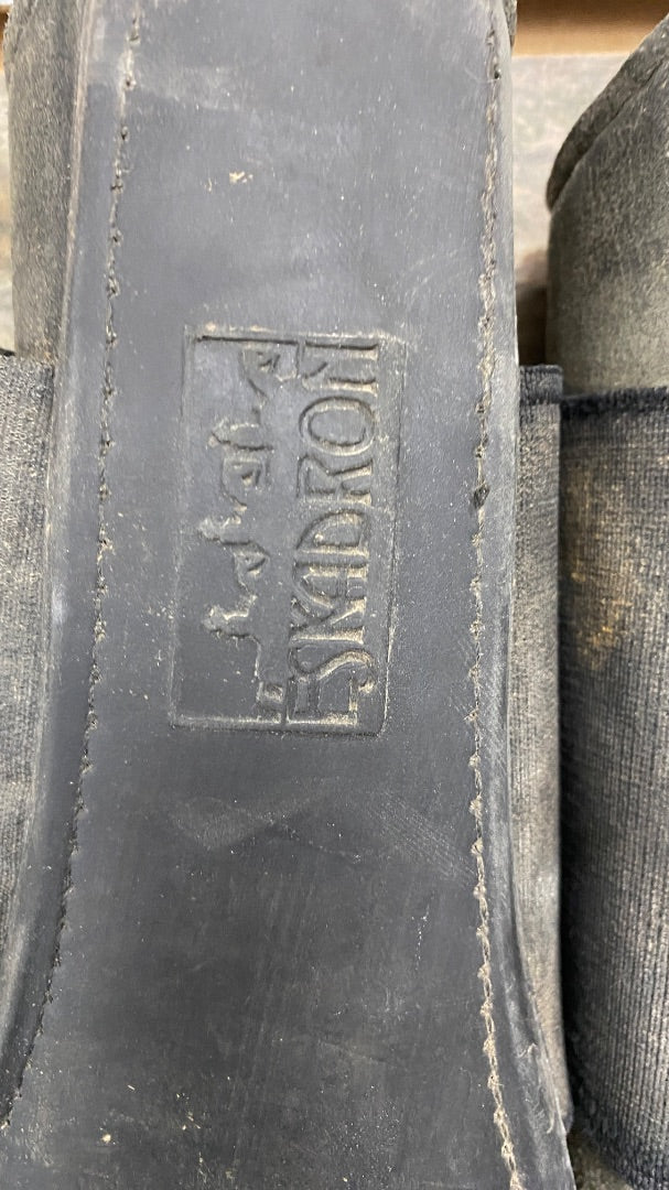 USED Medium Eskadron Hard Shell Brushing Boots -- Heavily Used