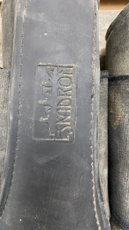 USED Medium Eskadron Hard Shell Brushing Boots -- Heavily Used