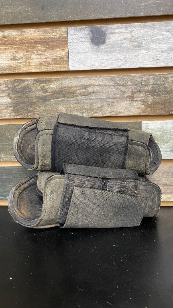 USED Medium Eskadron Hard Shell Brushing Boots -- Heavily Used