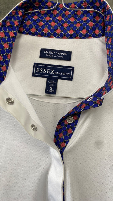 USED Essex Classic Ladies English Show Shirt Small White