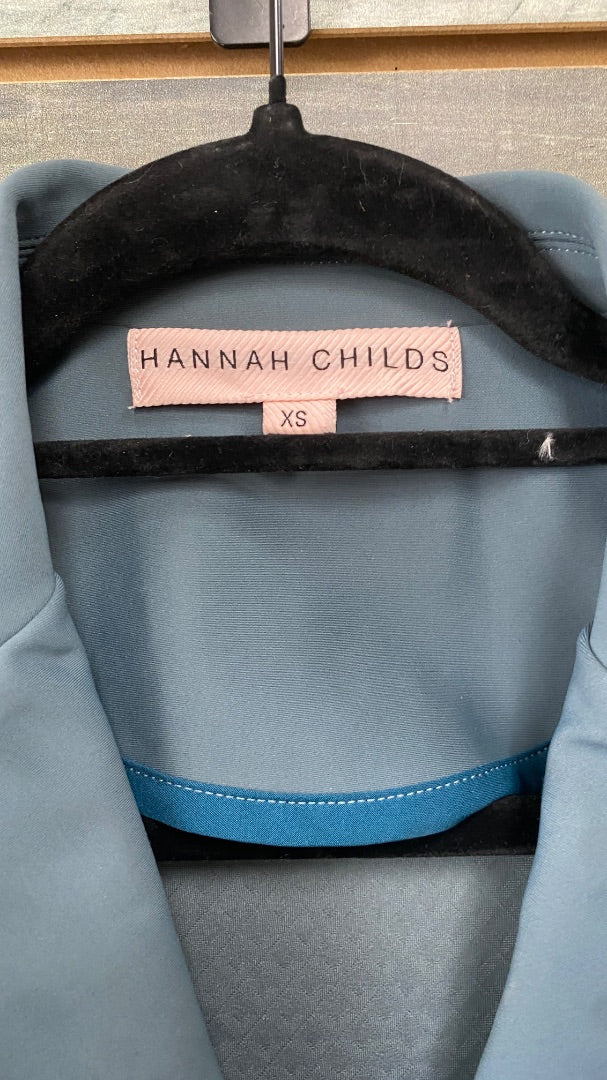 USED Hannah Childs Ladies English Show Jacket XS Cloudy Grey
