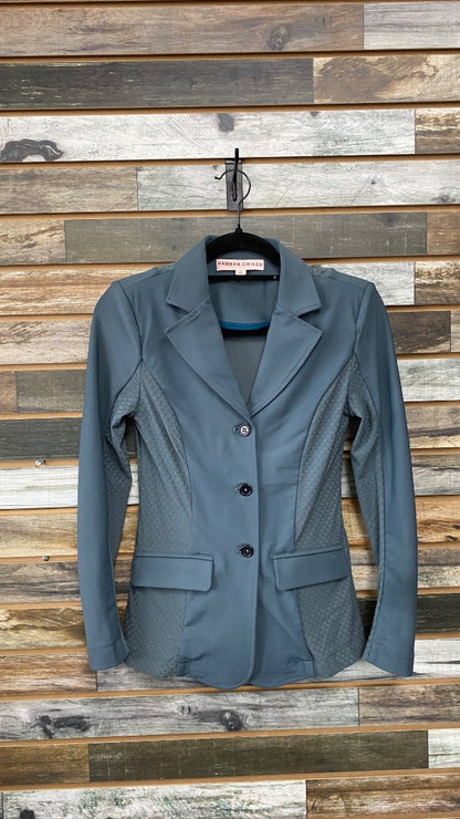 USED Hannah Childs Ladies English Show Jacket XS Cloudy Grey