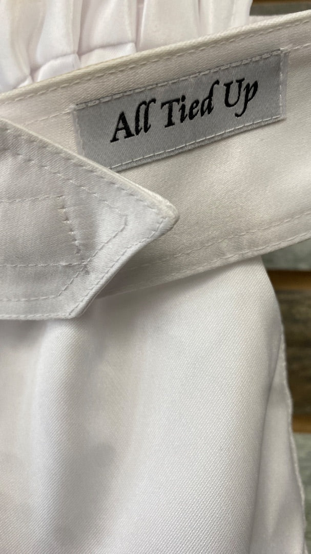 USED All Tied Up Stock Tie  White