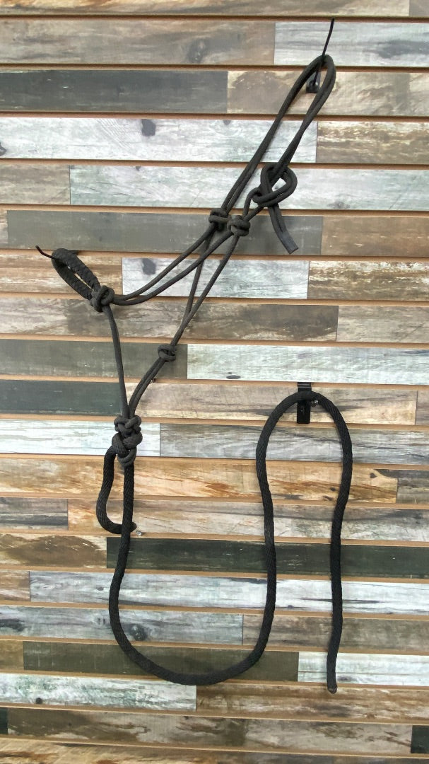 USED Golden Horseshoe Equestrian Halter Horse Black