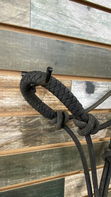 USED Golden Horseshoe Equestrian Halter Horse Black