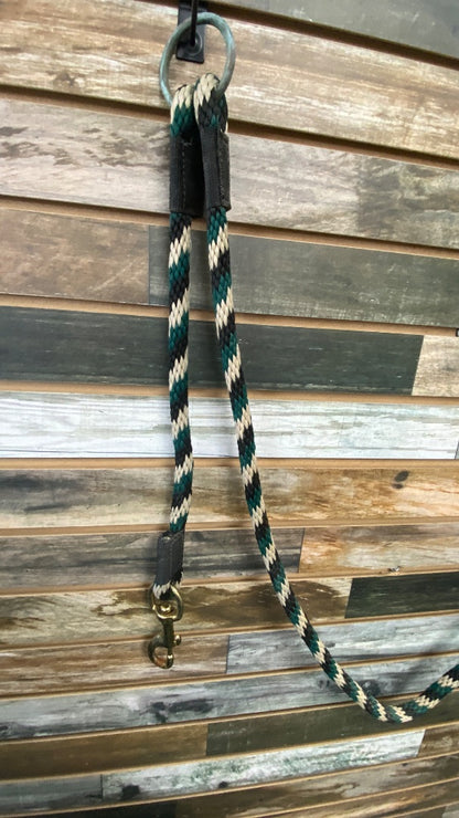 USED Golden Horseshoe Equestrian Combination Cross Tie/Trailer Tie Horse White/Green/Black