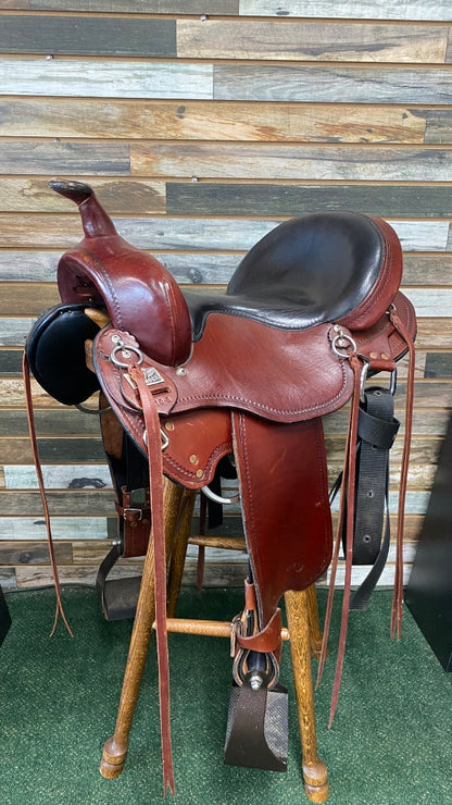 USED Big Horn Gaited Trail Saddle 16" Dark Oil