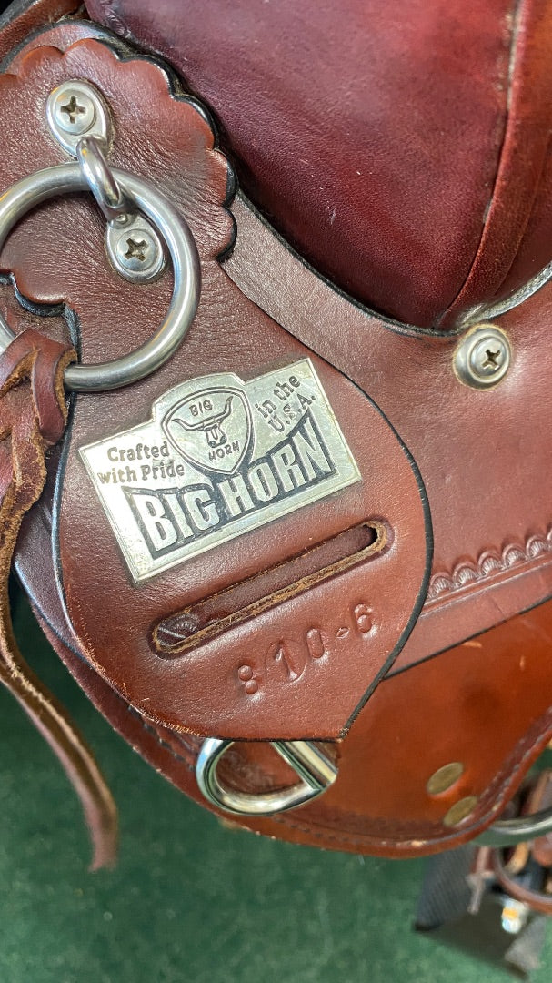 USED Big Horn Gaited Trail Saddle 16" Dark Oil