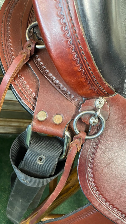USED Big Horn Gaited Trail Saddle 16" Dark Oil