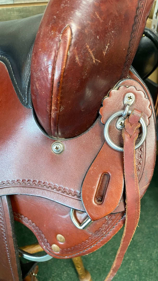 USED Big Horn Gaited Trail Saddle 16" Dark Oil
