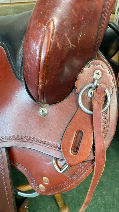 USED Big Horn Gaited Trail Saddle 16" Dark Oil