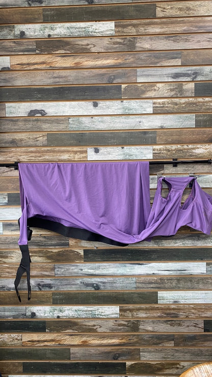 USED Golden Horseshoe Equestrian Lycra Slinky With Head Medium Purple