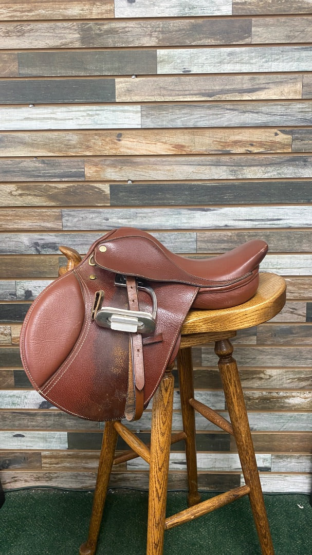 USED Kincade AP English Saddle Youth 15” Medium Oil