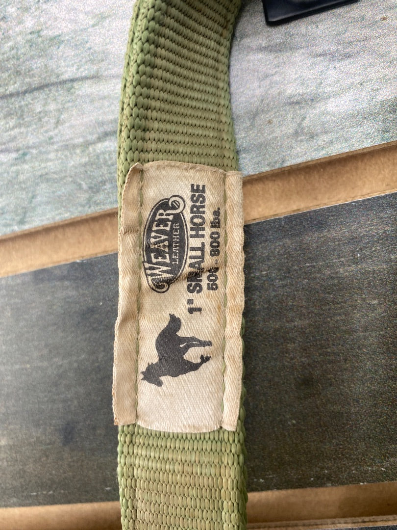 USED Weaver Nylon Halter Small Horse/Cob Lime Green