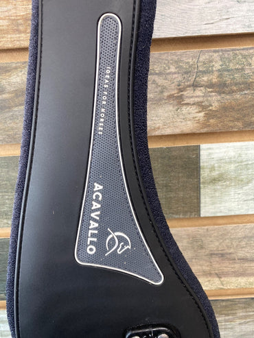 USED Acavallo Gel &  PVC Anatomic Girth 47” Black