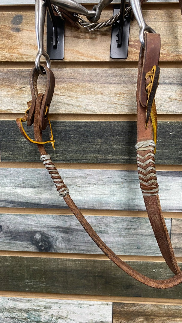USED Browband Headstall with Bit & Split Reins