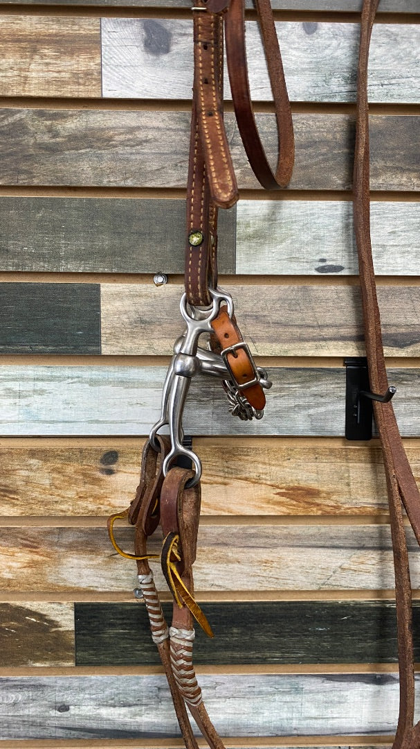 USED Browband Headstall with Bit & Split Reins