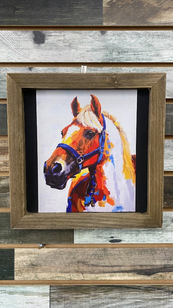 USED Left Facing Horse Head Picture