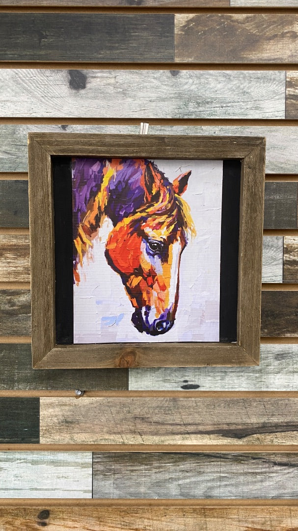 USED Right Facing Horse Head Picture