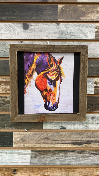 USED Right Facing Horse Head Picture