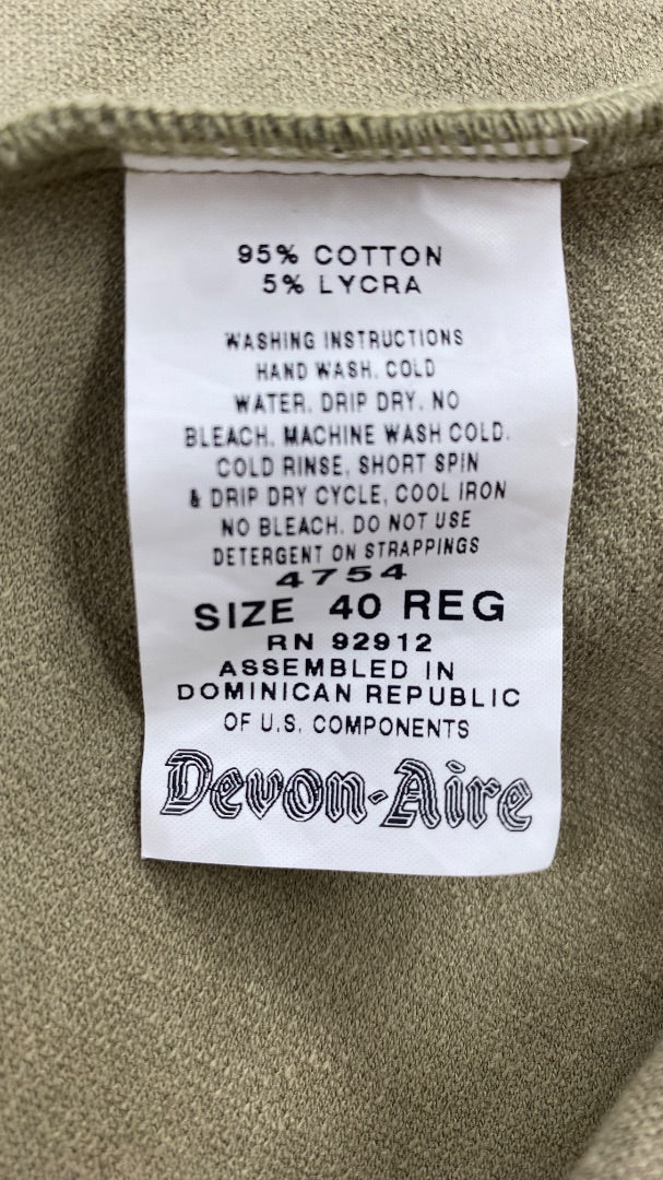 USED Devon-Aire Knee Patch Breeches 40 Reg Tan