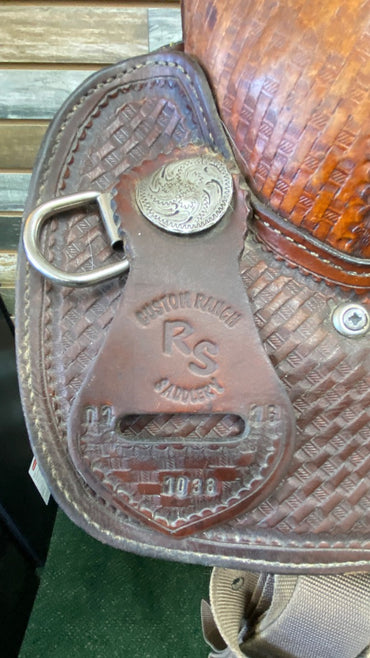 USED RS RS Medium oil Ranch Saddle 16" Medium Oil