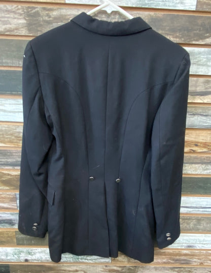 USED The Elite Black Show Coat 100% wool, 12R Black