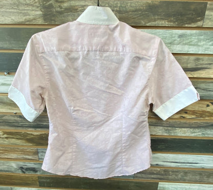 USED Essex Classic Ladies Show Shirt Coolmax Performance Collection Small Pink