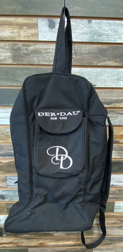USED Der-Dau Black Boot Bag  Black