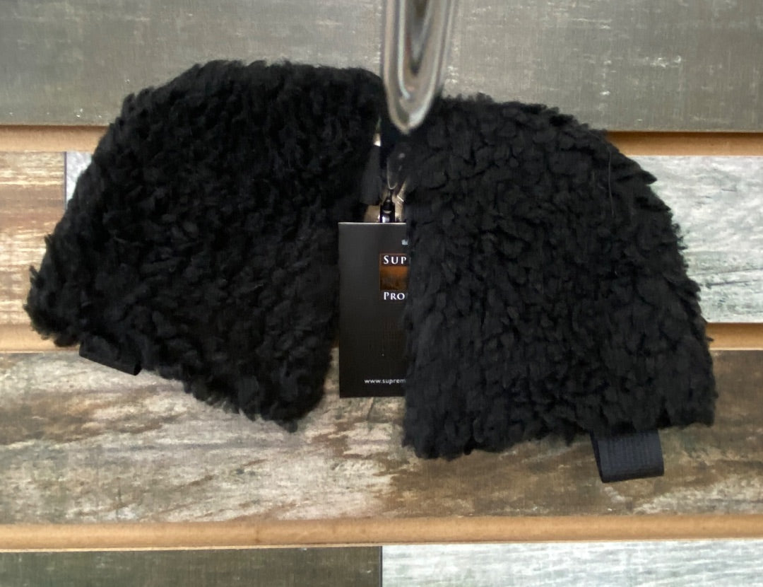 USED Supreme Products NWT Black Ear Warmers Horse Black