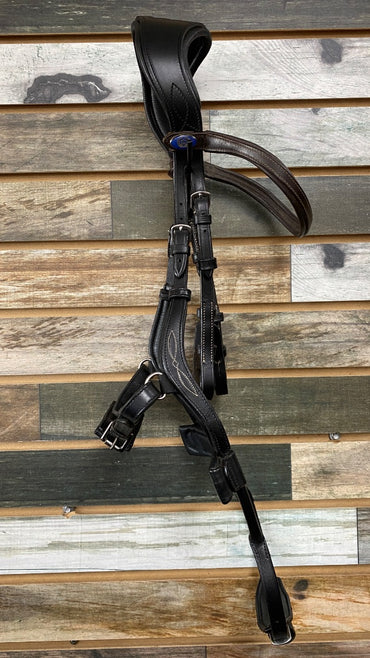USED PS of Sweden English Bridle Ergonomic Cob Black