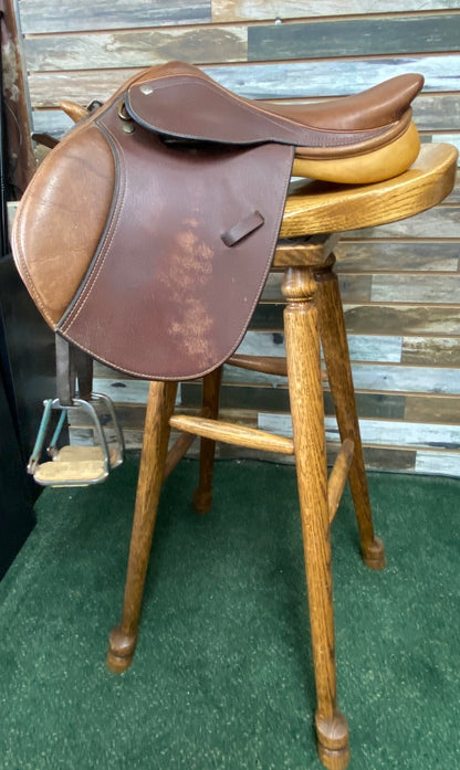 USED Collgiate Hunter Saddle 14" seat Med Tree 14" Brown