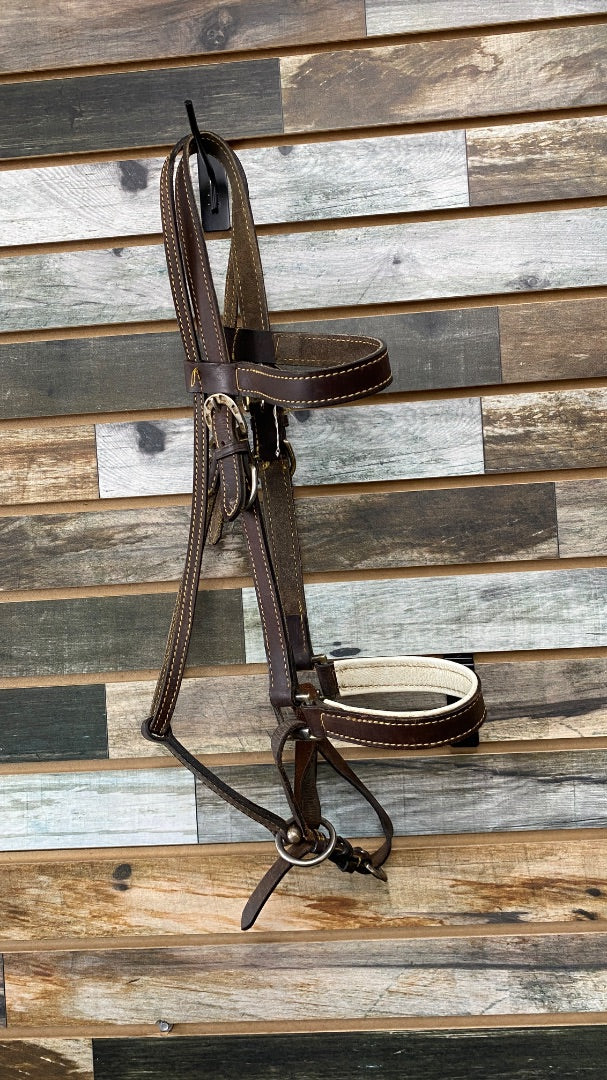 USED Halter Bridle | Size Full - Brown