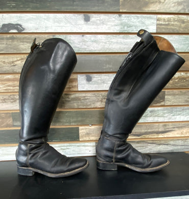 USED Ariat Ariat Maestro Pro  Dress Boot, Wide Calf, Custom added Elastic 8 Black