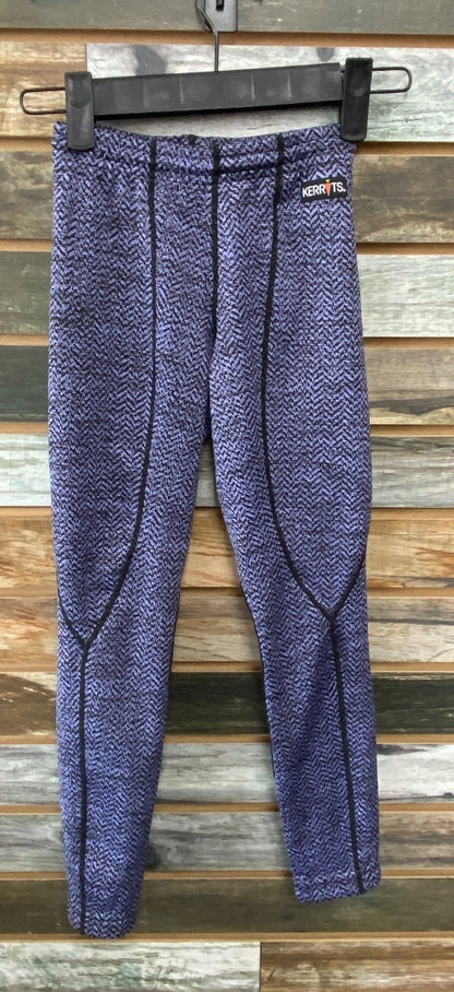 USED Kerrits Knee Patch Breeches Small Periwinkle/Black